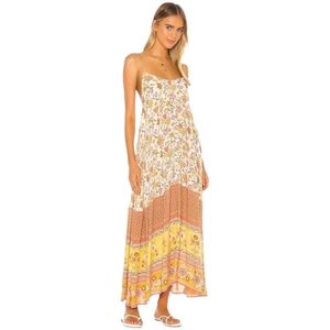 Spell & The Gypsy Portobello Road Maxi Dress In Honeydew Strappy Boho Beachy
